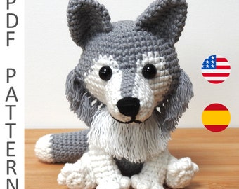 Wolf Amigurumi haakpatroon