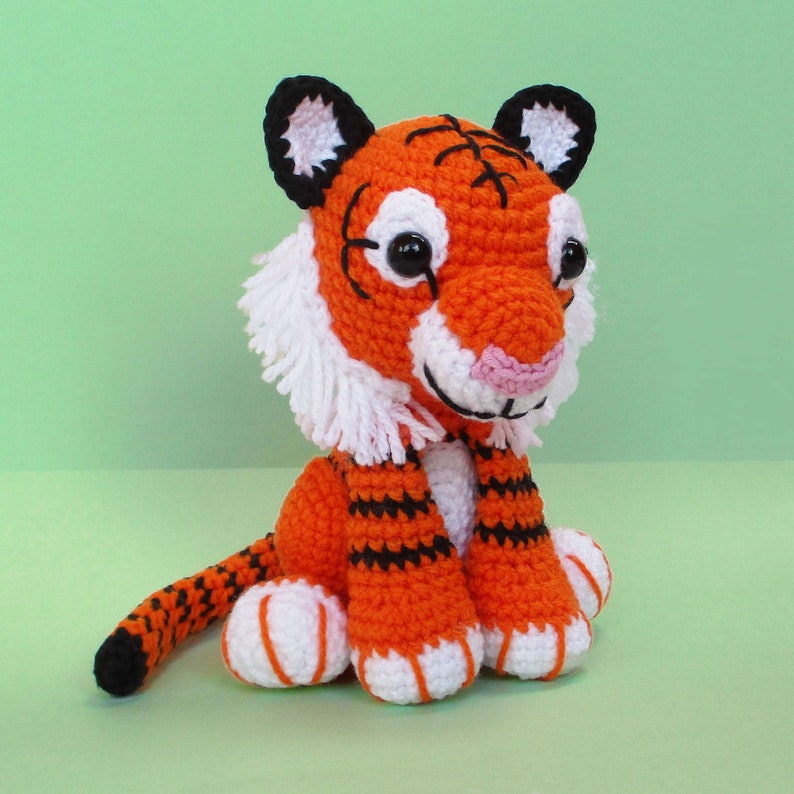 Tiger Amigurumi Crochet Pattern Etsy