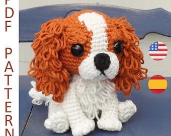 Cavalier King Charles Spaniel Dog Crochet Pattern