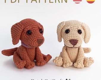 コッカースパニエルの犬の編みぐるみ編み図 - Etsy 日本
