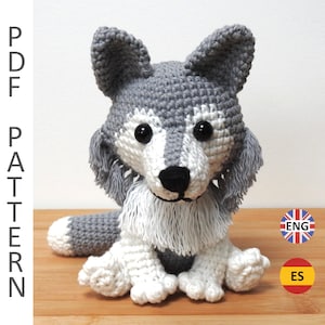 Wolf Amigurumi Crochet Pattern