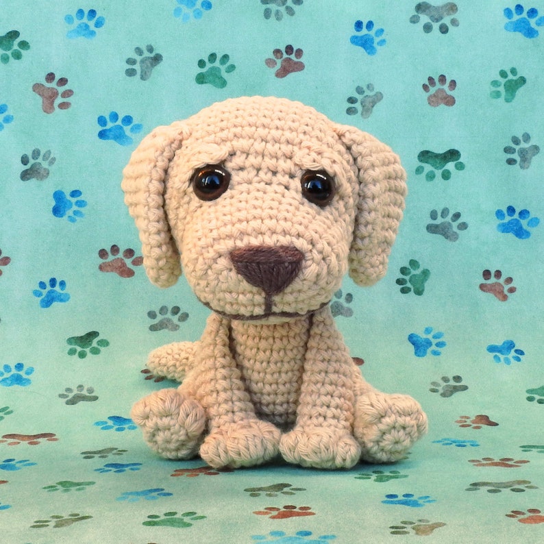 Labrador Dog Amigurumi Crochet Pattern Labrador Retriever Etsy