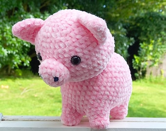 Chunky Pig Amigurumi Crochet Pattern