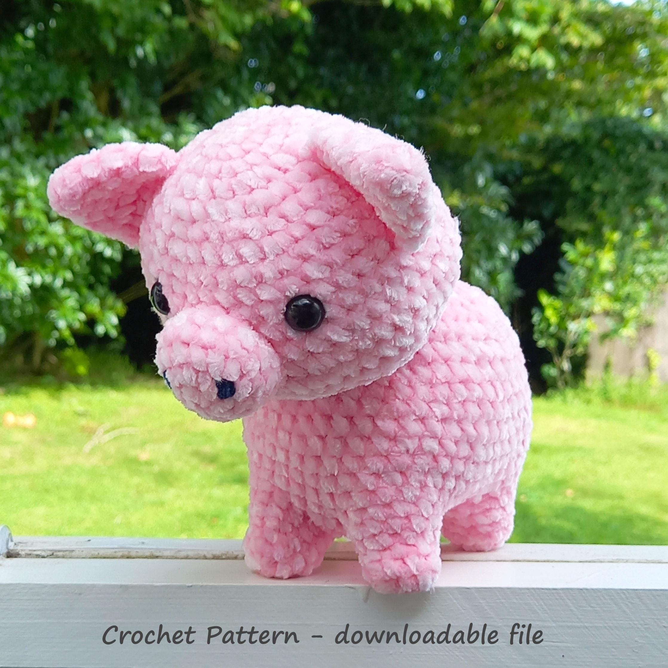 ぶくぶく豚の編みぐるみ編み図 - Etsy 日本