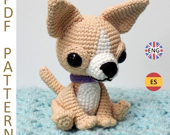 Chihuahua Dog Amigurumi Crochet Pattern