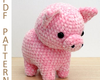 Chunky Pig Amigurumi Crochet Pattern