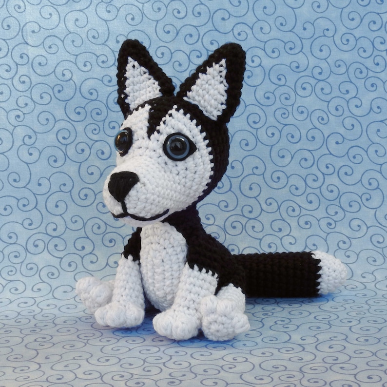 Husky Dog Amigurumi Crochet Pattern Craft Supplies & Tools Kits & How