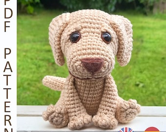 Labrador Dog Amigurumi Crochet Pattern