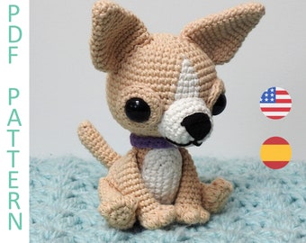 Chihuahua Dog Amigurumi Crochet Pattern