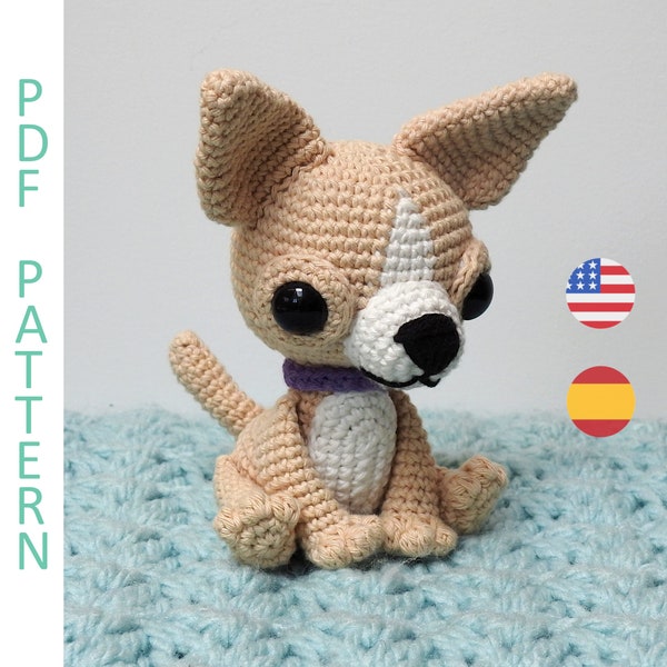 Chihuahua Dog Amigurumi Crochet Pattern