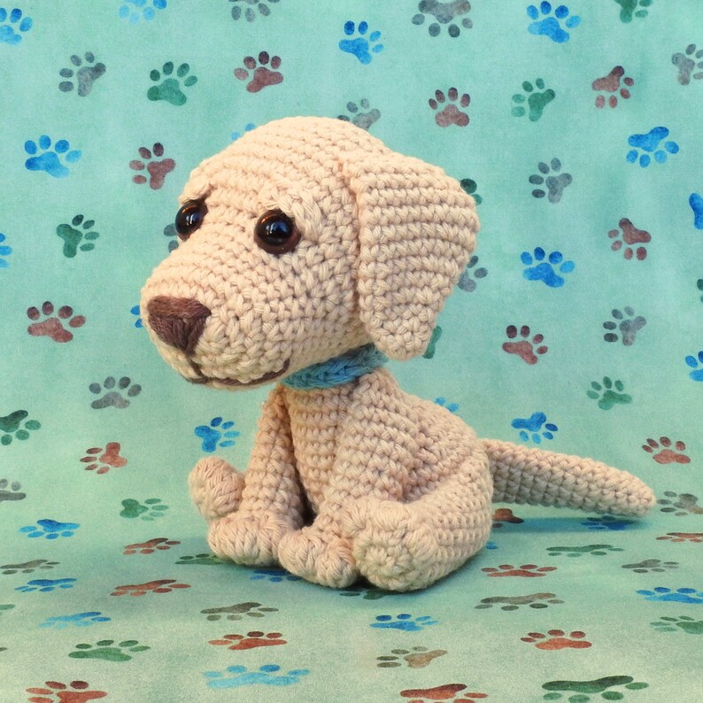 Labrador Dog Amigurumi Crochet Pattern Labrador Retriever Etsy