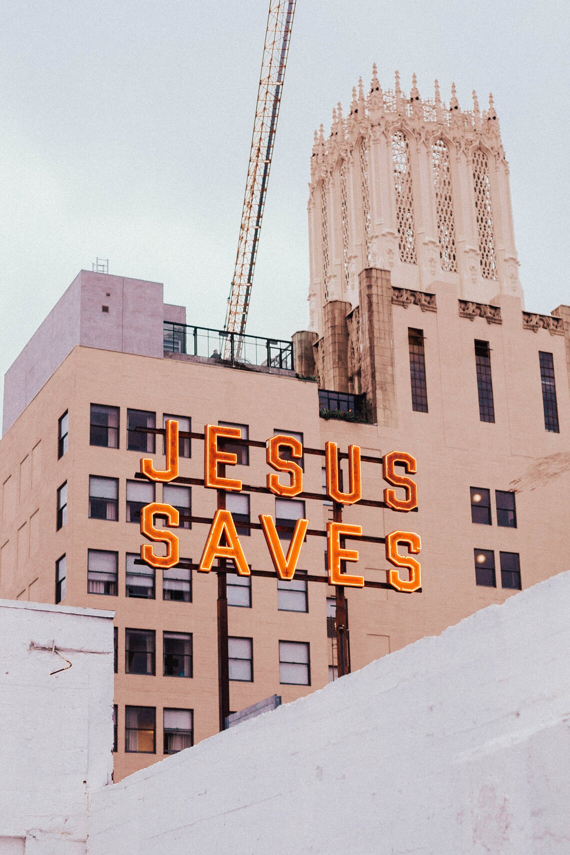 Jesus Saves, Los Angeles, Ace Hotel, Wall Art, Print, Decor,
