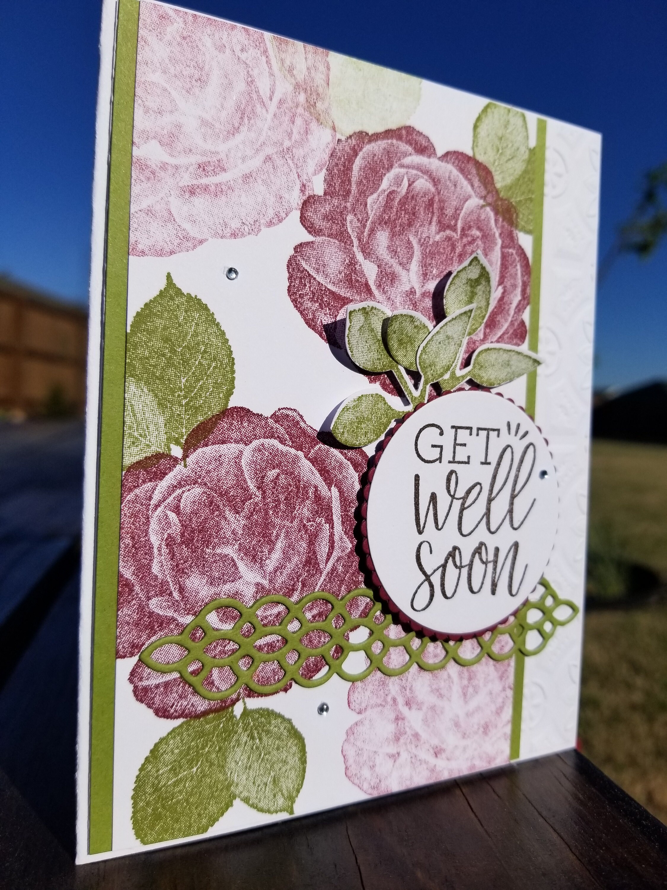 Handmade GET WELL Card Kit Stampin' up Healing Hugs Set - Etsy