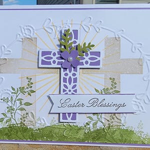 Kit de cartes de vœux RELIGIEUSES PÂQUES faites main, Stampin' Up ! Conservez l'espérance, la croix et les bénédictions de Pâques