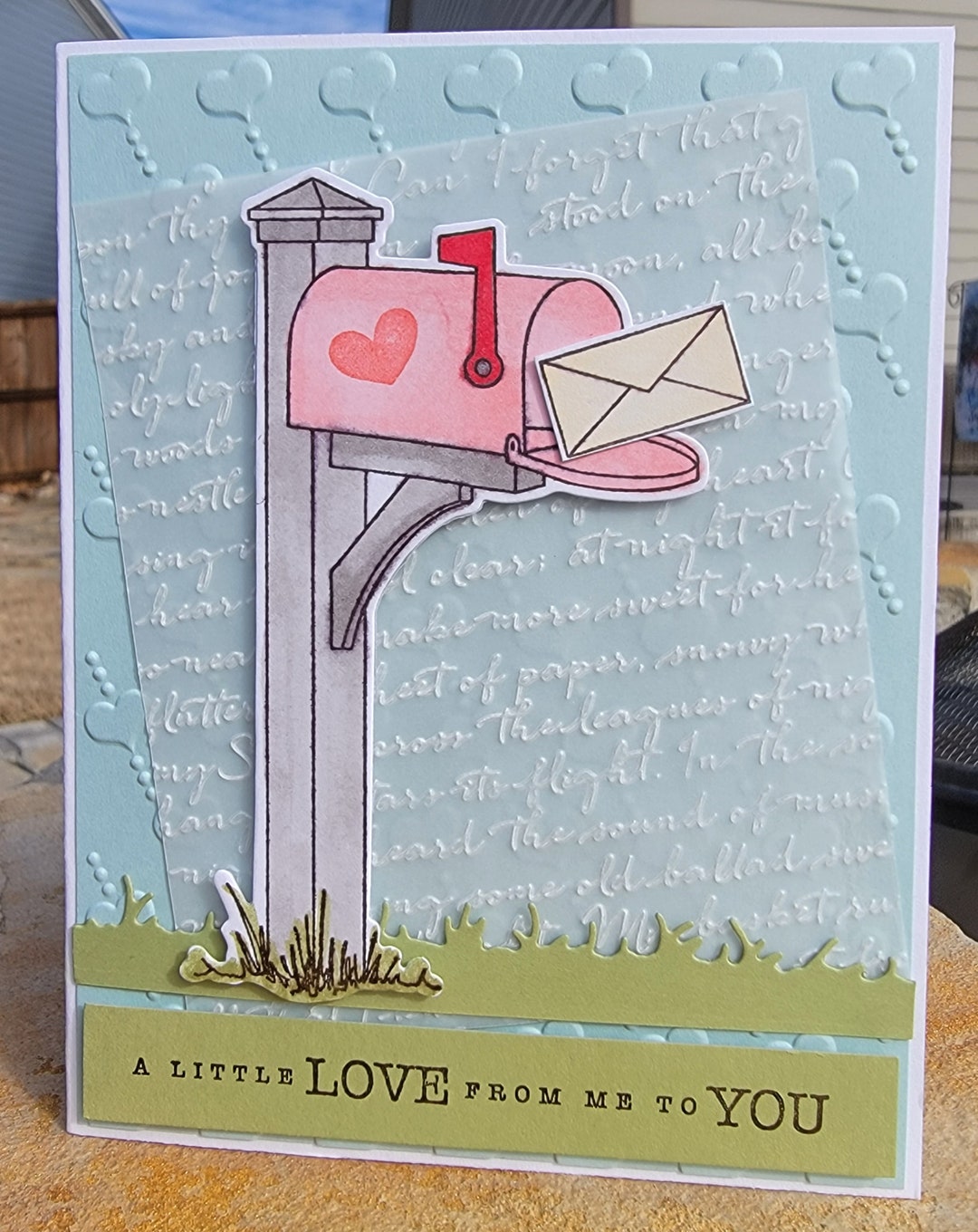 Handmade VALENTINE'S DAY Card Kit, Set of 4, Stampin' Up Sending Love