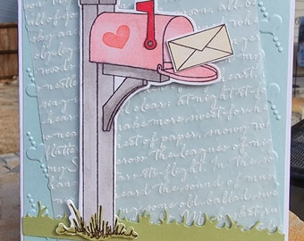 Handmade VALENTINE'S DAY Card Kit, Set Of 4, Stampin' Up! Sending Love, Mailbox