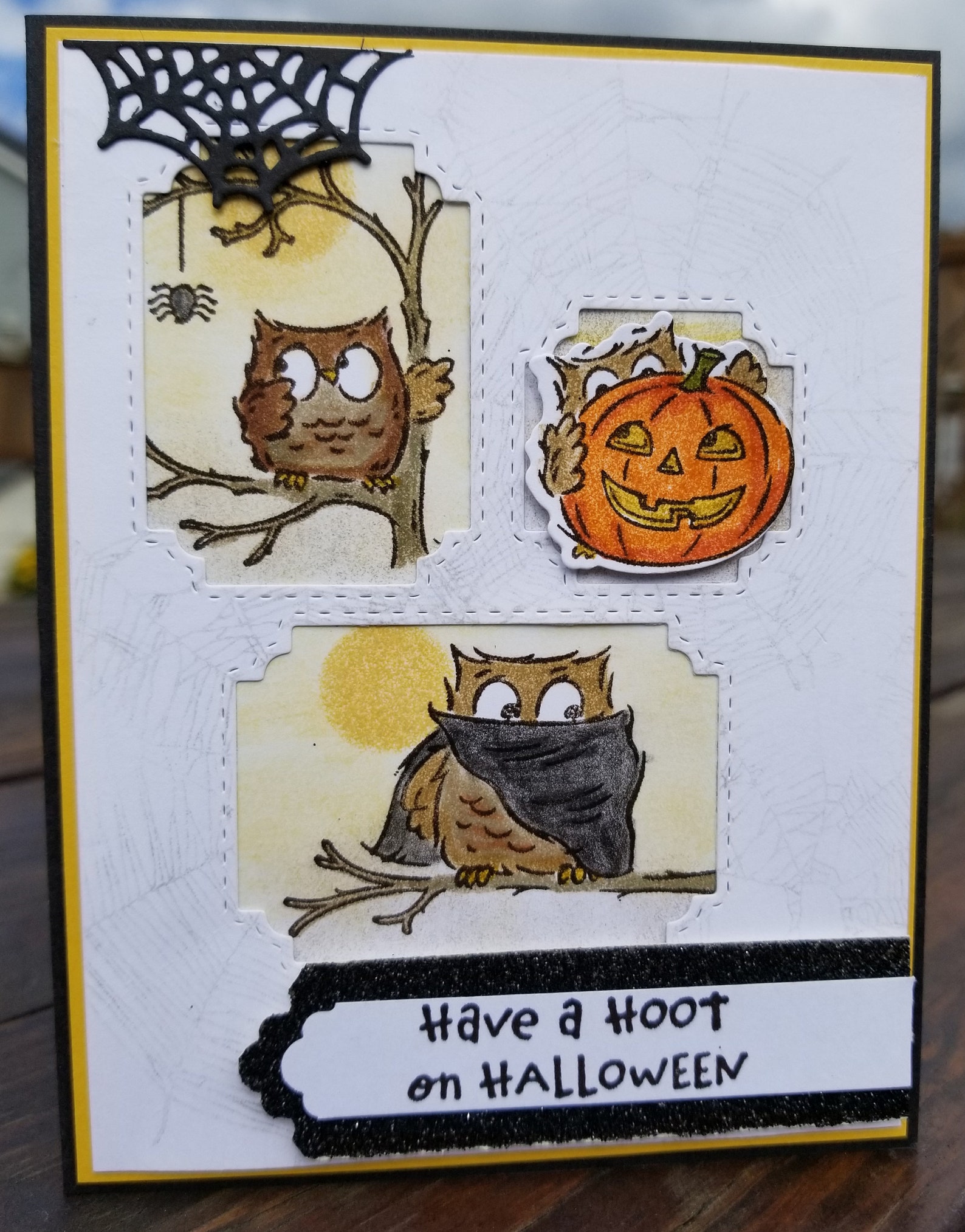 Handmade HALLOWEEN Card Kit Set of 4 Stampin' up Have A Etsy