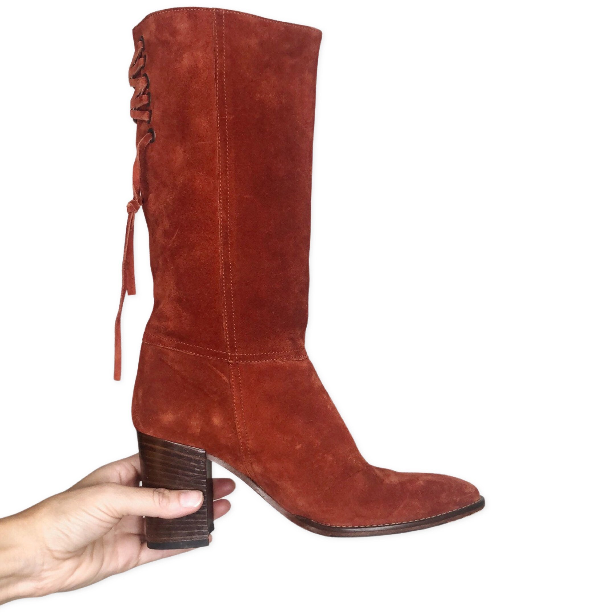 coach suede boots
