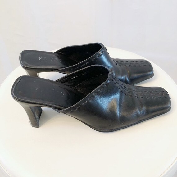 Vintage 90's Pegabo square toe mules 38
