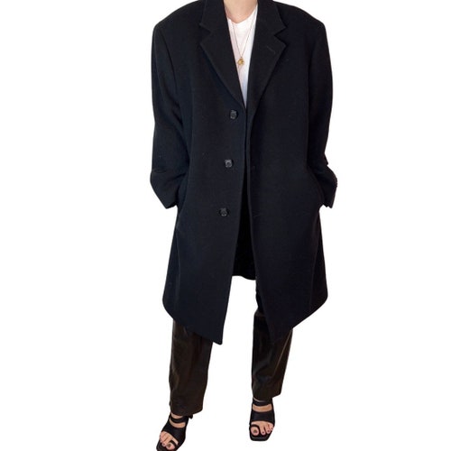 Wool Cashmere Coat, Tailored Mens Coat, Minimalist Coat, Womens shops Coat, Unisex Wool Coat