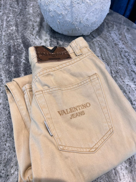 Vintage 90's high rise Valentino jeans 25 - image 1