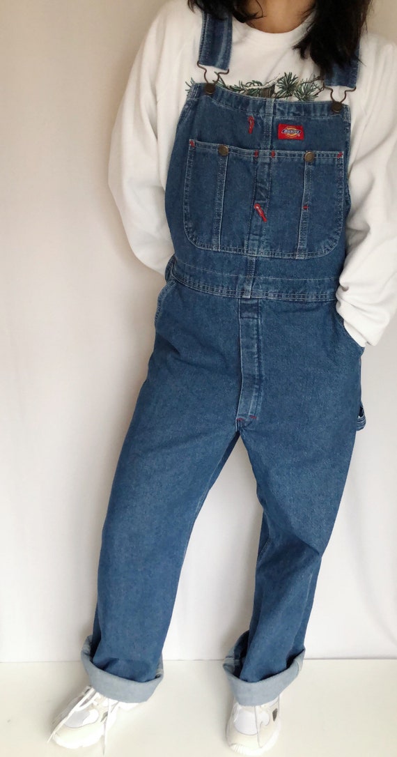 Vintage Dickies denim jean overalls 32