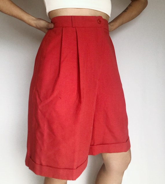 Vintage pleat Bermuda mom shorts 10