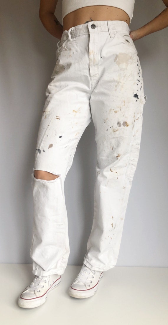 Vintage distressed painted Dickies painter carpent
