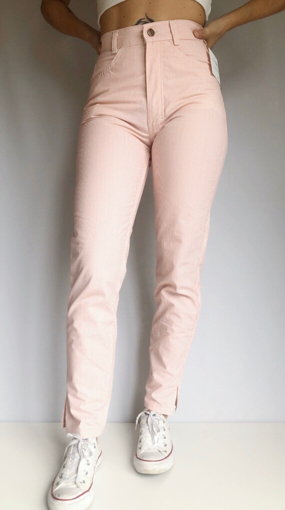 Vintage pinstripe high waisted pants 26