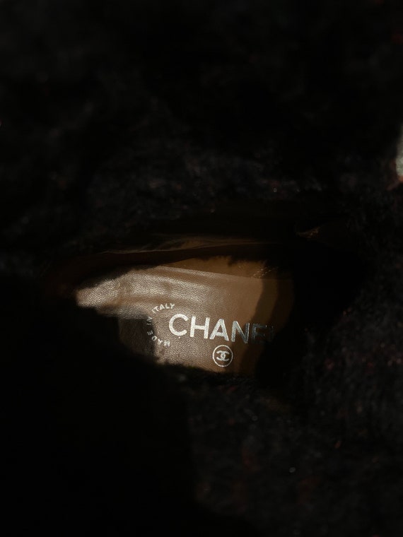 Vintage Chanel combat boots 36 - image 7