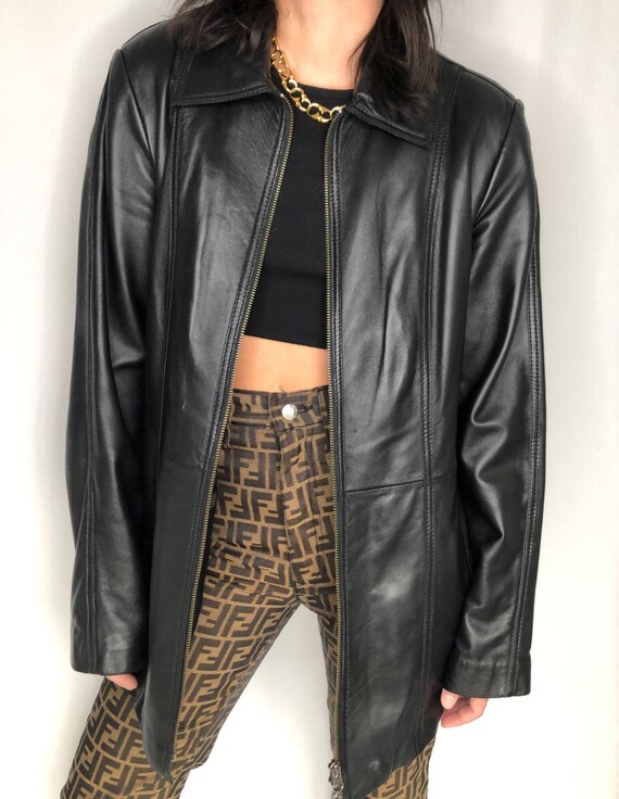 Vintage 90’s Danier leather jacket M