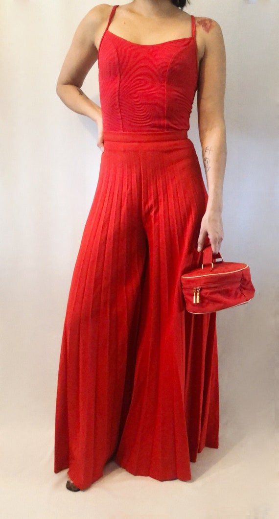 Vintage 70’s pleated palazzo pants 24