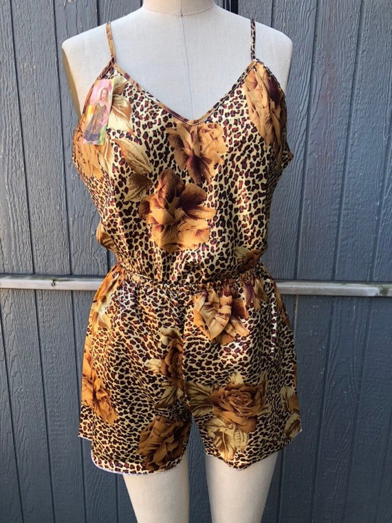 Vintage deadstock shorts pajama set XL