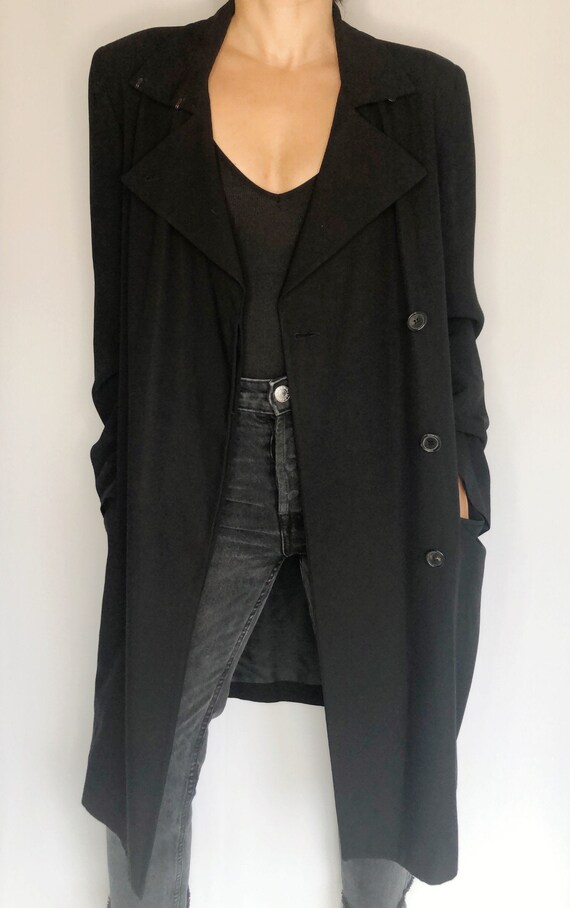 Vintage Ann Demeulemeester minimalist Jacket blaze