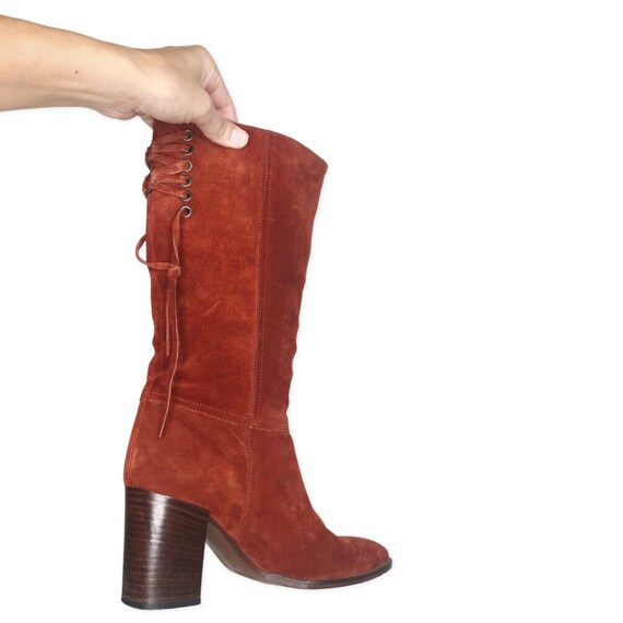 Authentic Suede Vintage Coach Boots 6b