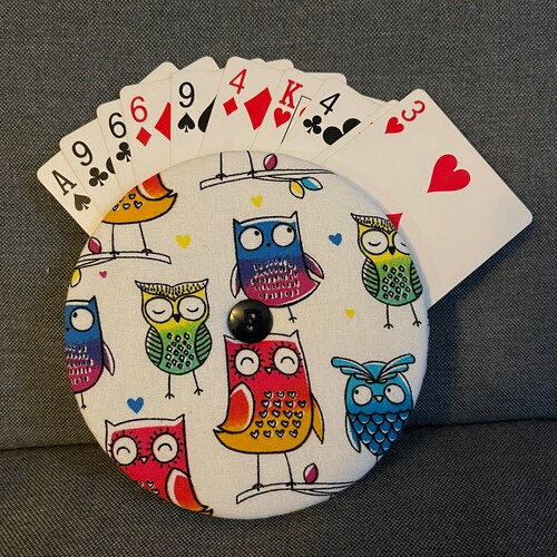 Canasta Tray and Card Holder Set Etsy