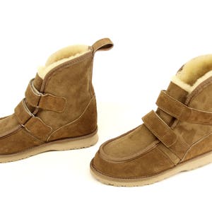 COMFORT BOOTS Genuine Australian Sheepskin Winter Boot With - Etsy