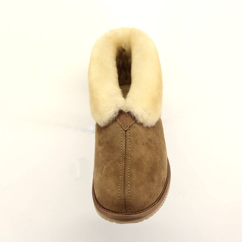 VIBRAM SOLE CLASSIC Genuine Sheepskin Slippers With - Etsy