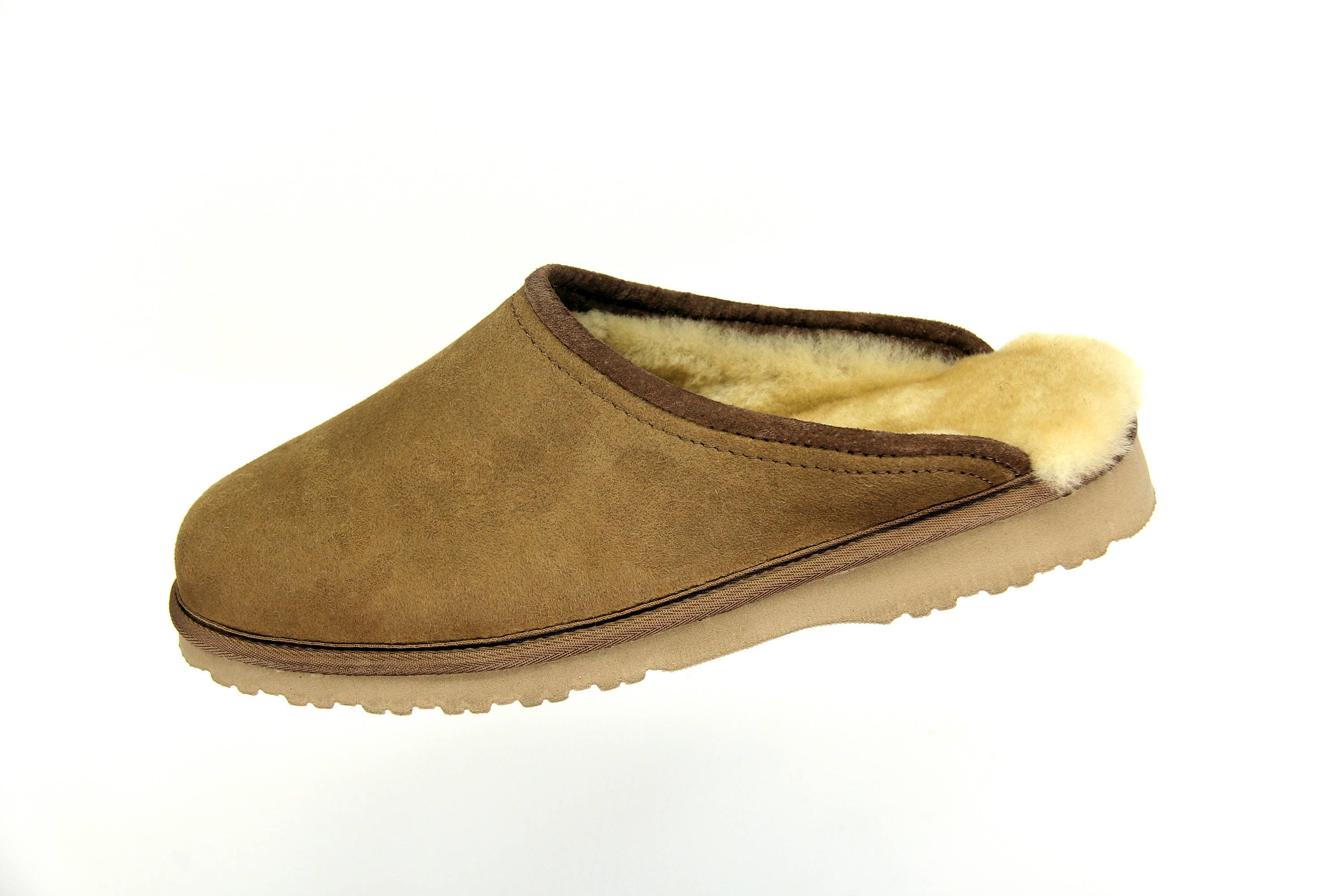 COMFORT CLOG Genuine Australian Merino Sheepskin Slip in Slipper With Vibram Olympic Sole. Made in South San Francisco by Wooly Rascals Etsy