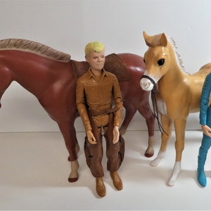 Vintage johnny west action figures clearance
