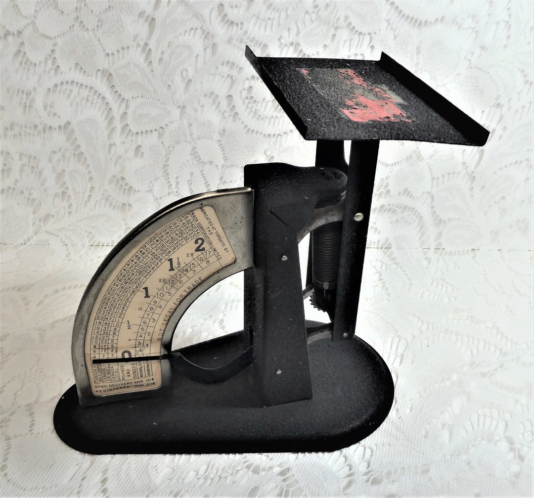 Vintage POSTAL SCALE/2 Pound Mail Scale/wadico Pennyweight Scale/retro