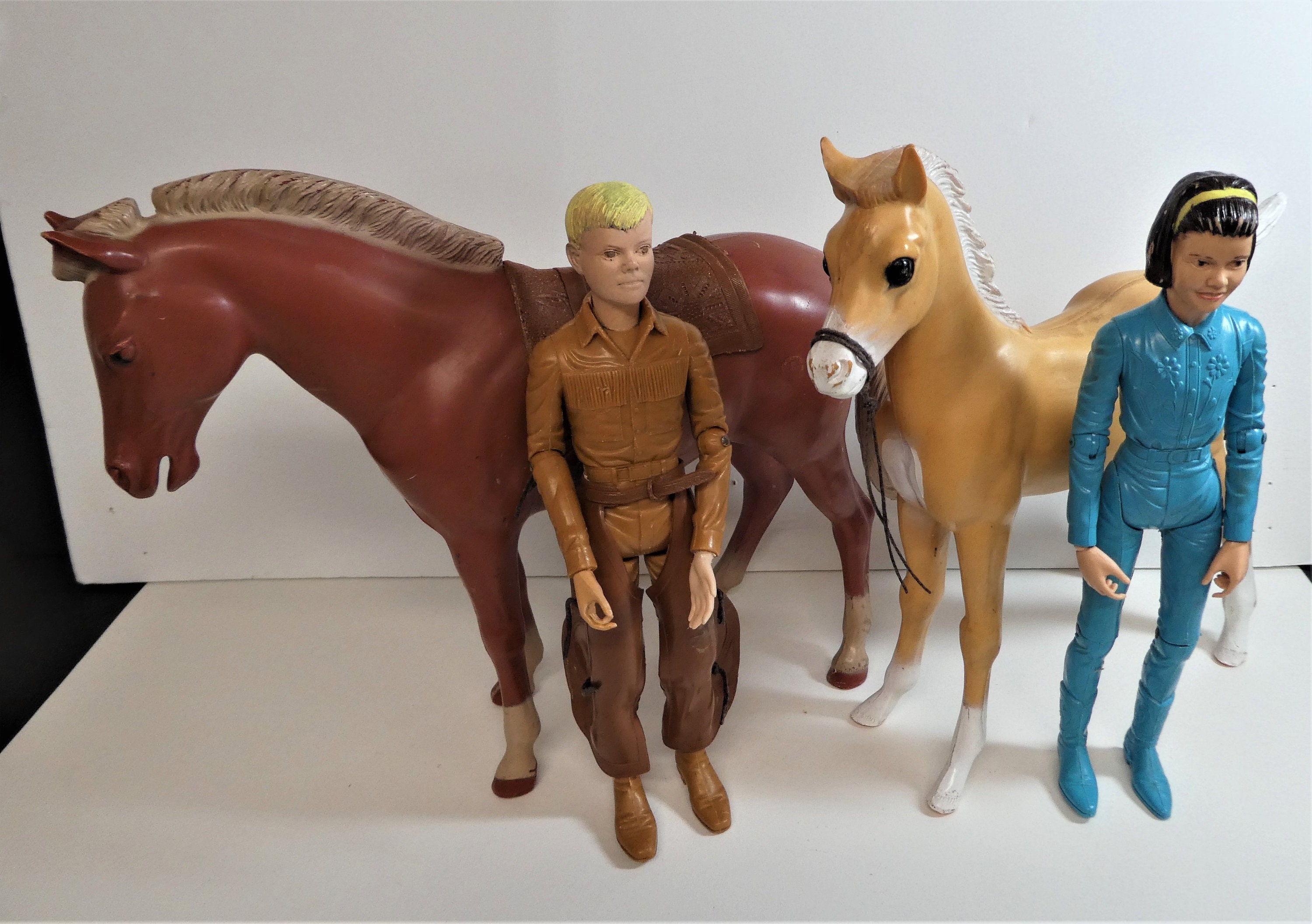 Toyland® - Ensemble de Jeu pour Cheval et Poney pour mère et Fille - Jouets  équestres