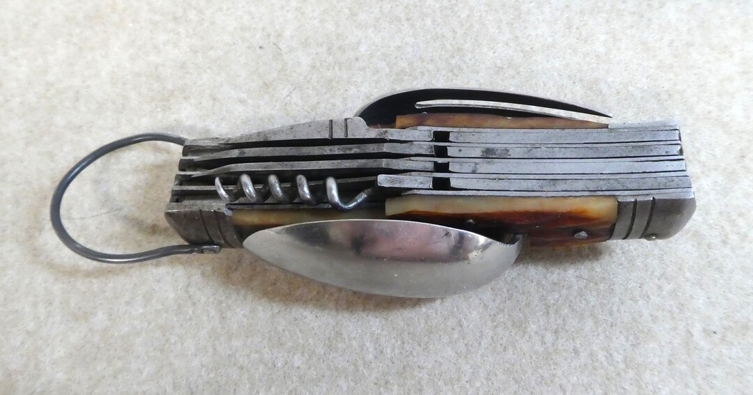 Vintage Multitool Folding Knife Camping Survival/boy Scout Etsy