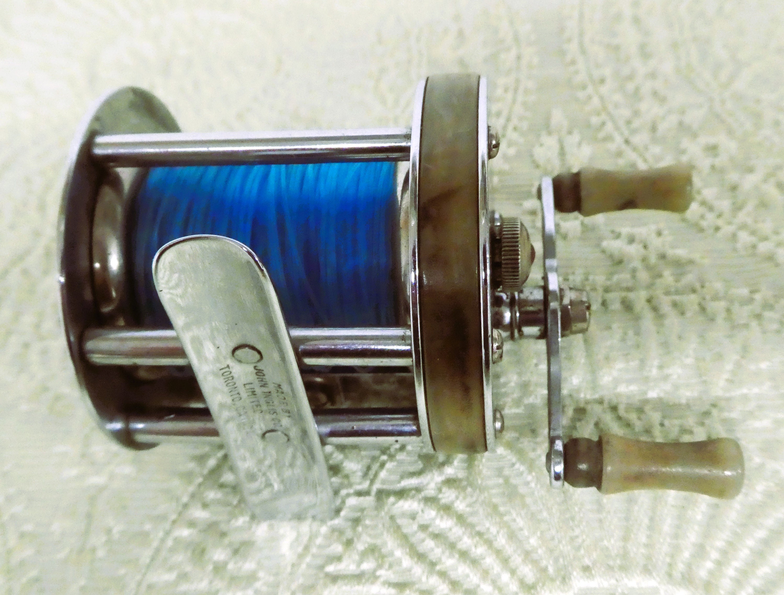 Moulinet De Pêche Antique Sans Marque – États-Unis – Pêche En Eau Douce – Occasion