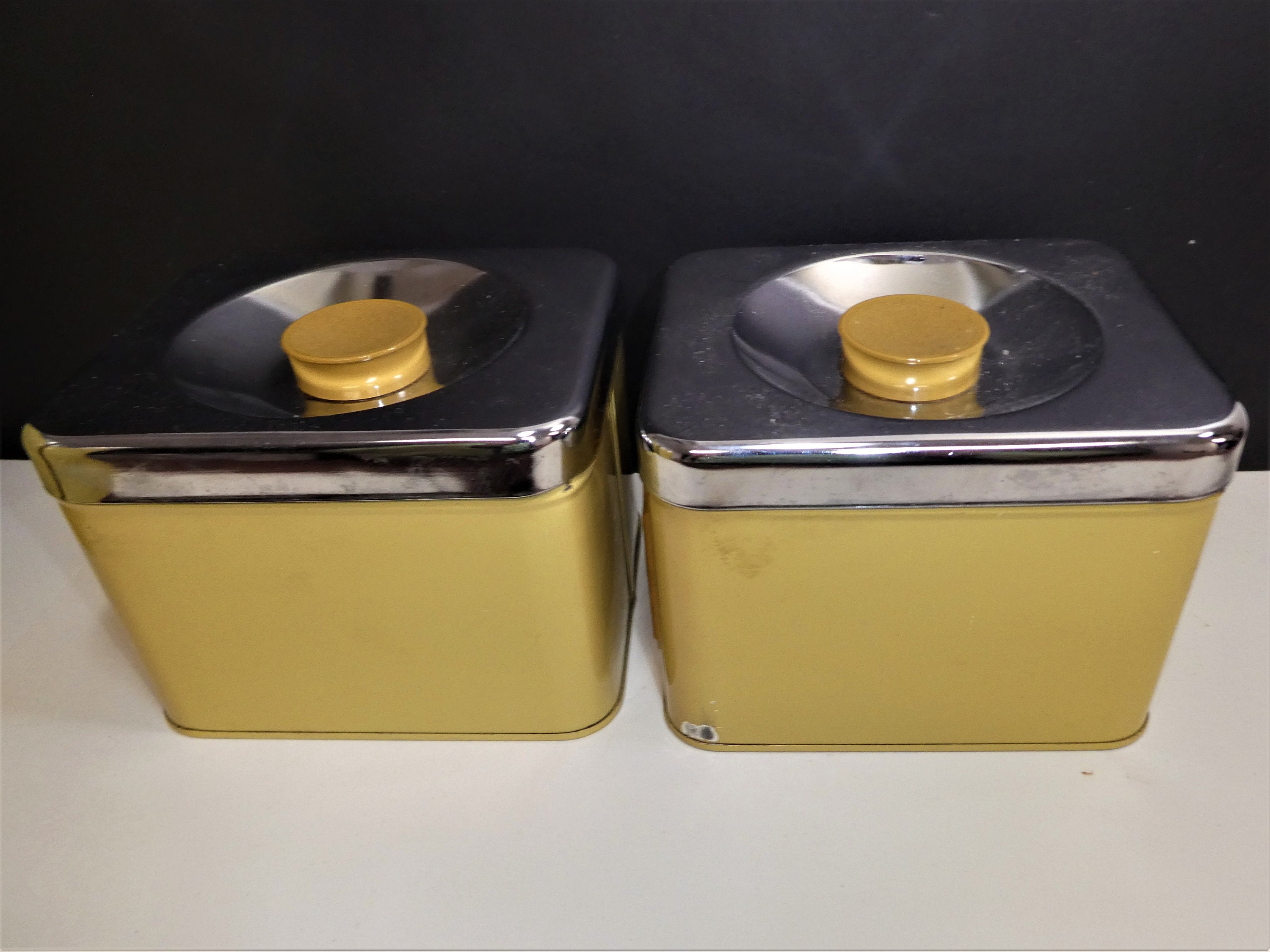 CANISTER SET /vintage ECKO Set of 4/retro Kitchen/1960s - Etsy Canada