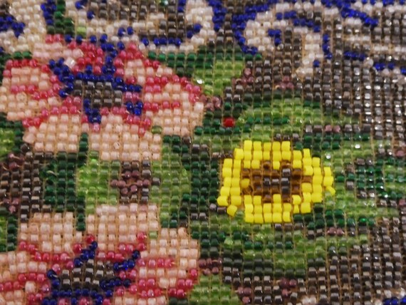 Antique/Vintage 1920s Micro Beaded Purse/Vtg Even… - image 4