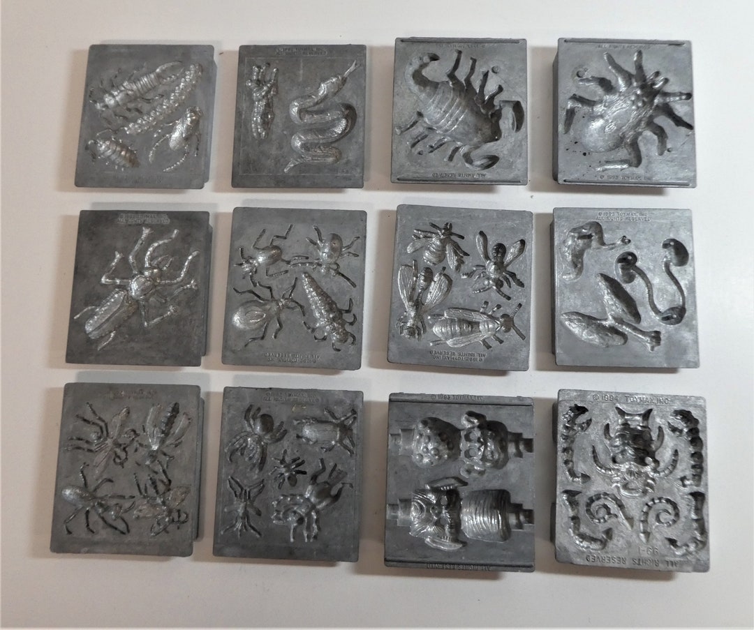Vintage Creepy Crawler Metal Molds/diecast Molds Etsy