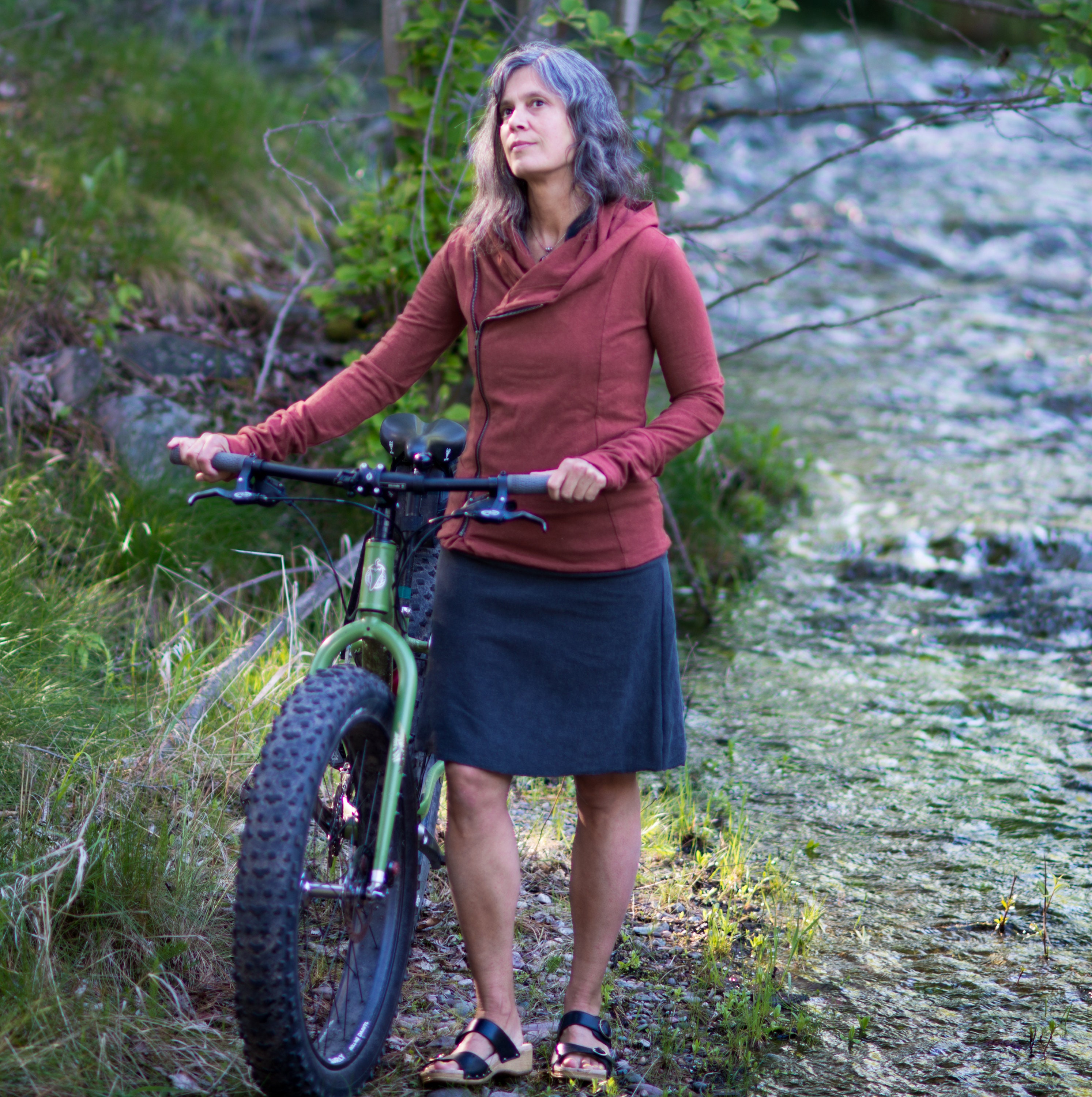 The Palm Valley hemp skirt