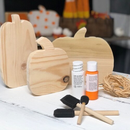 DIY Turkey Sitter Unfinished Wood Craft Kit Etsy