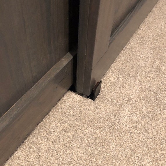 Closet Door Guides for Wood Floor